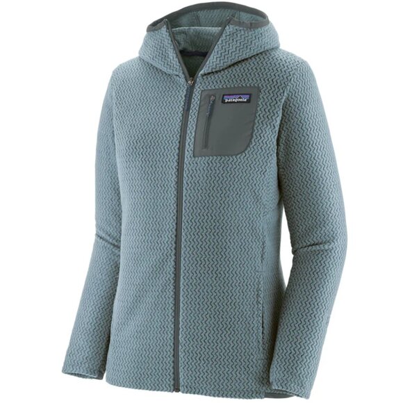 Patagonia R1 Air Full-Zip Hoody Women’s Medium Thermal Blue EUC - Picture 6 of 11